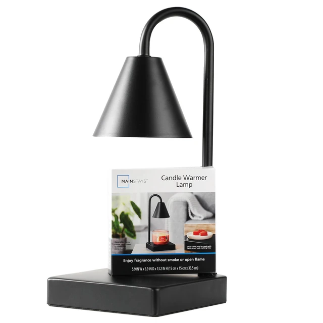 Alt view image 3 of 6 - Mainstays 13 in Candle Warmer Lamp, Black