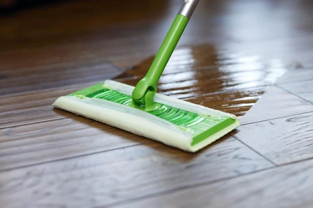 Alt view image 6 of 6 - Amazon Basics Wet Mopping Cloth Refills, 12 Count, Floor Cleaning, Fresh Scent, Fits Swiffer Sweeper Mop Heads