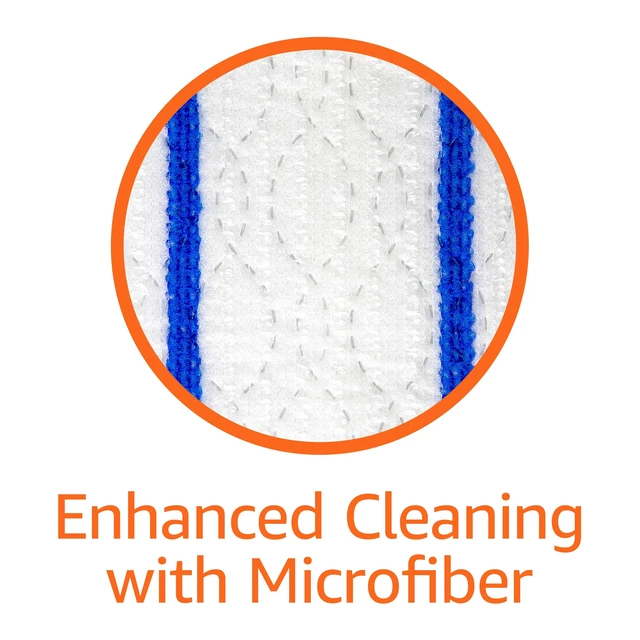 Alt view image 3 of 6 - Amazon Basics Wet Mopping Cloth Refills, 12 Count, Floor Cleaning, Fresh Scent, Fits Swiffer Sweeper Mop Heads