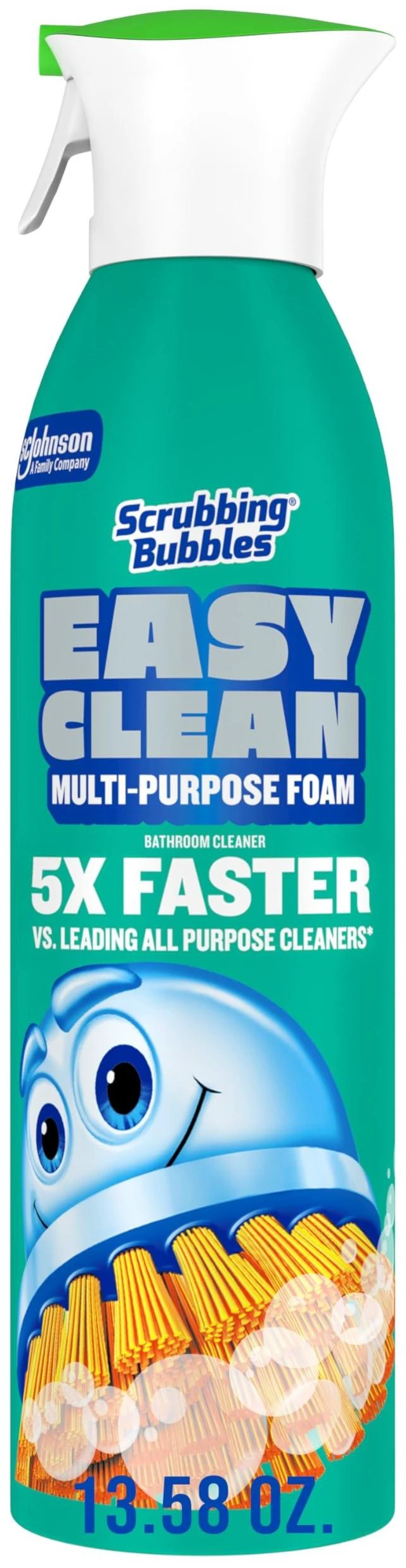 Main image of Scrubbing Bubbles Easy Clean Multipurpose Bathroom Cleaner, Continuous Spray Bottle, Fast-Acting Foam, 13.58 oz