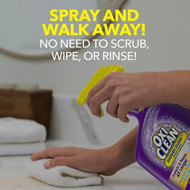 Alt view image 7 of 7 - OxiClean Shower Guard Daily Shower Cleaner, 30Oz