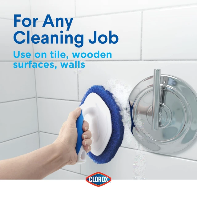 Alt view image 7 of 7 - Clorox Tub & Tile Handheld Scrubber