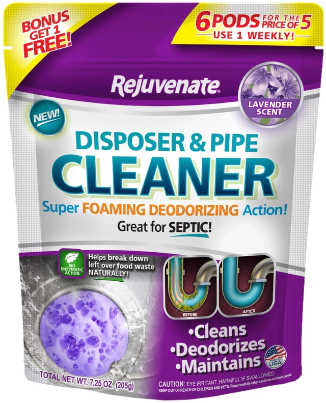 Main image of Rejuvenate Disposal Cleaner Pods 6 Count, Lavender Scented