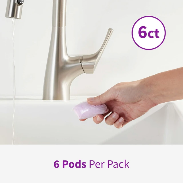 Alt view image 2 of 6 - Rejuvenate Disposal Cleaner Pods 6 Count, Lavender Scented