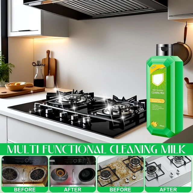 Alt view image 4 of 7 - Multifunctional Concentrated Cleaning Milk for Household Kitchen Heavy Oil Stains