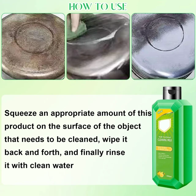 Alt view image 2 of 7 - Multifunctional Concentrated Cleaning Milk for Household Kitchen Heavy Oil Stains