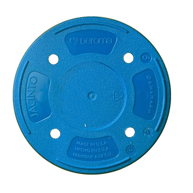 Alt view image 3 of 7 - Jacinto Recycled Plastic Planter, 10 inch Opening Diameter, Blue Color by Deroma USA