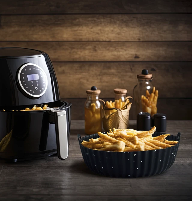 Alt view image 4 of 5 - Thyme & Table 6.3" Round Silicone Air Fryer Liner, 1 Count per Pack