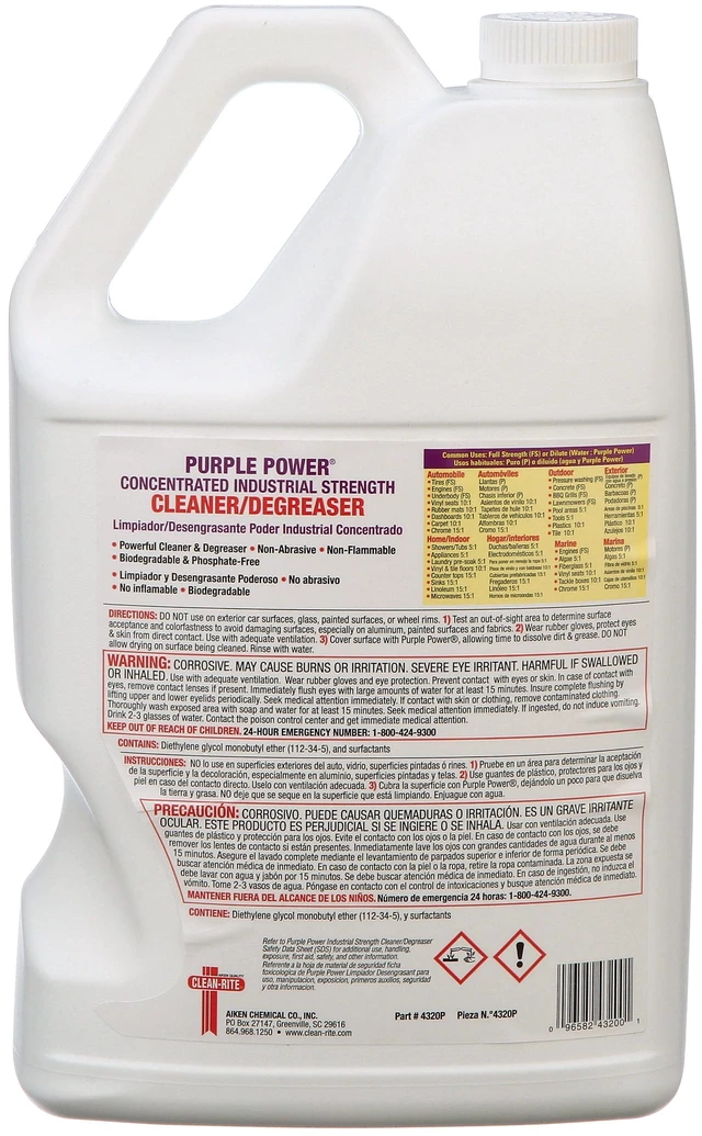 Alt view image 4 of 4 - Purple Power Degreaser, 1 Gallon