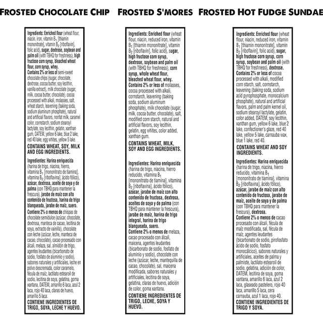 Alt view image 3 of 7 - Pop-Tarts Chocolate Lover's Variety Pack Toaster Pastries, Breakfast Foods, Kids Snacks, 20.3oz Box (12 Pop-Tarts)