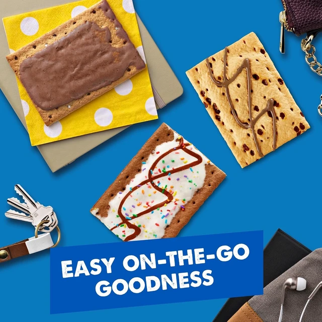 Alt view image 2 of 7 - Pop-Tarts Chocolate Lover's Variety Pack Toaster Pastries, Breakfast Foods, Kids Snacks, 20.3oz Box (12 Pop-Tarts)