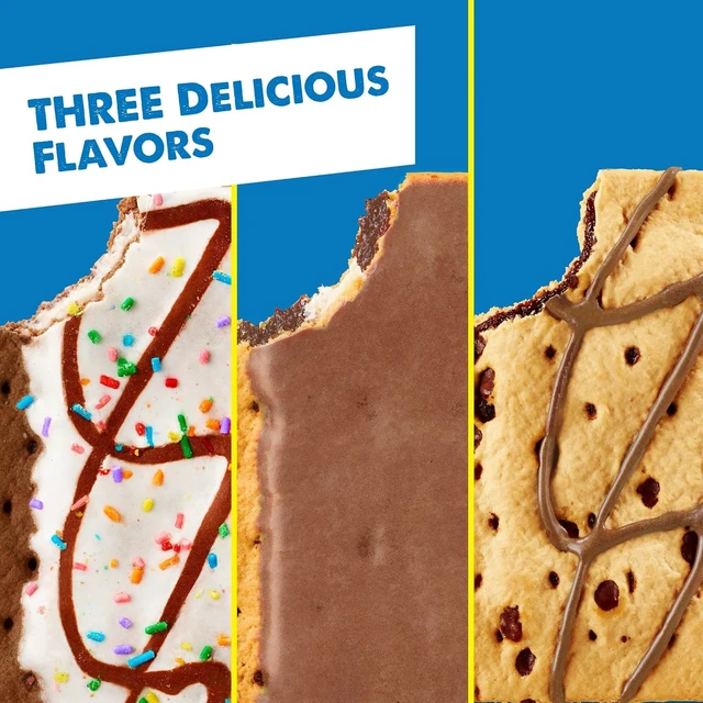 Alt view image 7 of 7 - Pop-Tarts Chocolate Lover's Variety Pack Toaster Pastries, Breakfast Foods, Kids Snacks, 20.3oz Box (12 Pop-Tarts)