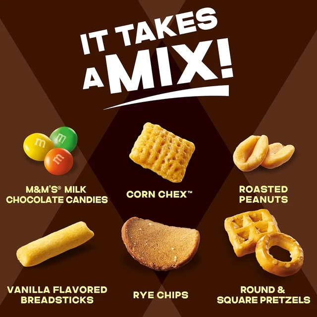 Alt view image 6 of 7 - Chex Mix Sweet & Salty Snack Mix Family Size 13.5oz
