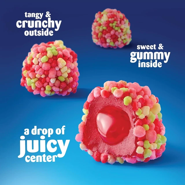Alt view image 3 of 6 - NERDS Juicy Gummy Clusters Strawberry Punch Candy, Stand-Up Bag, 7.15oz