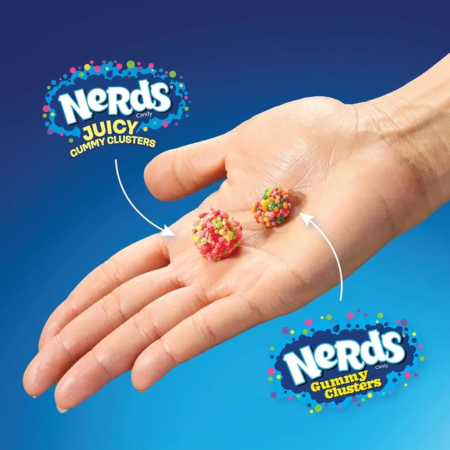 Alt view image 4 of 6 - NERDS Juicy Gummy Clusters Strawberry Punch Candy, Stand-Up Bag, 7.15oz