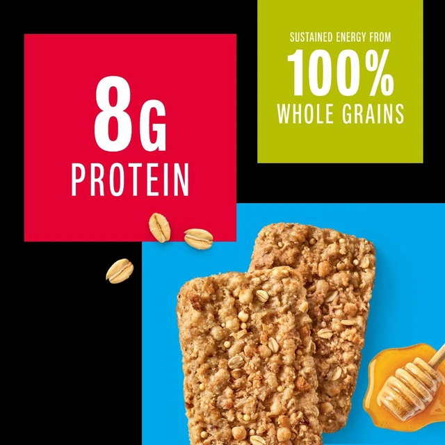Alt view image 3 of 3 - KIND Breakfast Protein Bars, Honey Oat, Gluten Free, Low Sodium, 8g Protein, 6 Count (12 Bars)