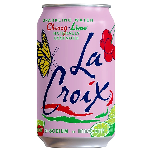 Alt view image 4 of 6 - La Croix Sparkling Water Cherry Lime 8-Pack, Zero Sugar, Zero Calories, Zero Sodium