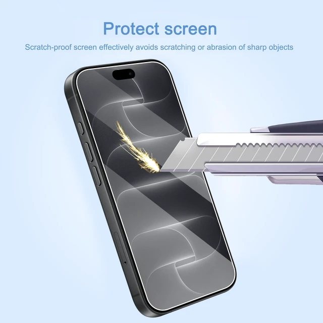 Alt view image 4 of 6 - Ailun 3 Pack Screen Protector for iPhone 18 Pro Max/iPhone 17 Pro Max