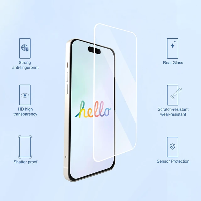 Alt view image 4 of 6 - Ailun 3 Pack Screen Protector for iPhone 18 Pro/iPhone 17 Pro