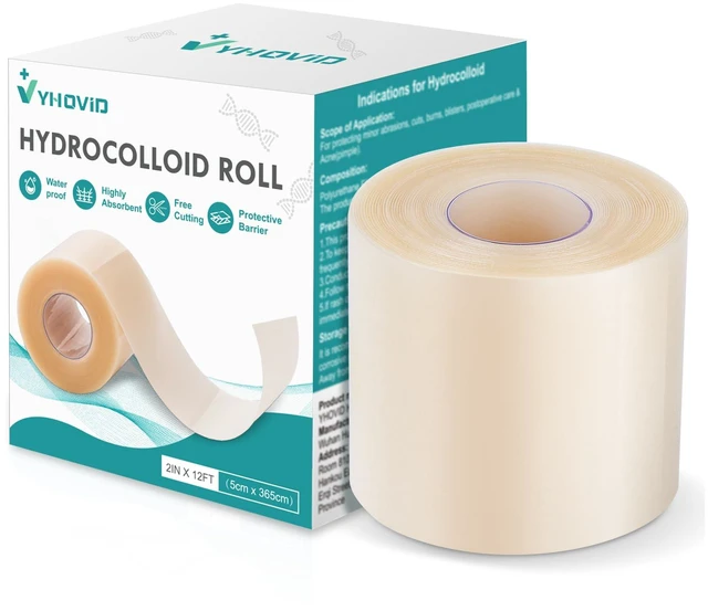 Main image of Hydrocolloid Roll 2in x 12ft Wound Care Bandage