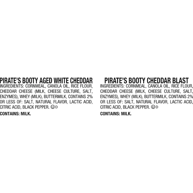 Alt view image 5 of 6 - Pirate's Booty Assorted Aged White Cheddar Cheese Puffs, 11 oz, 18 Count