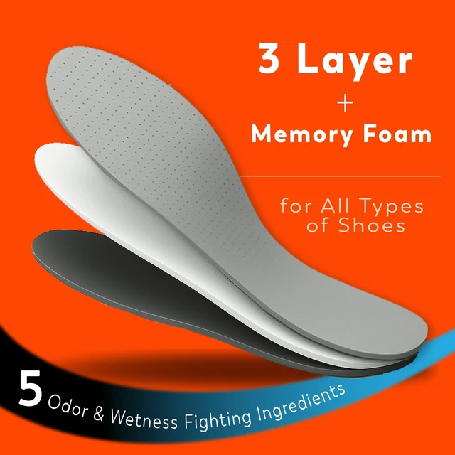 Alt view image 4 of 7 - Odor-Eaters Everyday Comfort Insoles, Foot Odor Eliminating Insert, 3 Count