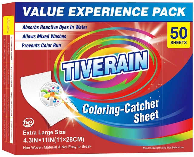 Main image of Color Catchers Sheet for Laundry,Color Remover for Cloth,50Count