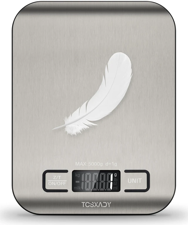 Main image of Food Scale, Digital Kitchen Scale with Grams & Ounces Units, 11lb