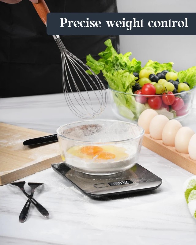 Alt view image 3 of 7 - Food Scale, Digital Kitchen Scale with Grams & Ounces Units, 11lb