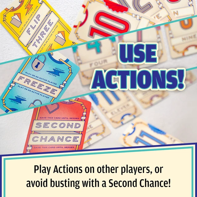 Alt view image 3 of 7 - USAOPOLY Flip 7 Card Game, The Ultimate Blend of Press Your Luck Strategy