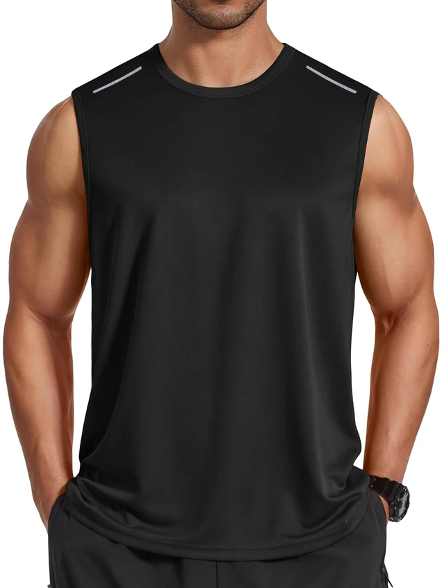Main image of COOFANDY Men's Sleeveless Shirt Quick Dry Workout Tank Top Gym Muscle T Shirts Sport Athletic Tanks Moisture Wicking