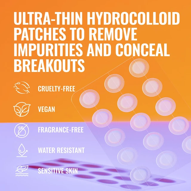 Alt view image 3 of 6 - Good Molecules Pimple Patches, Hydrocolloid Patches for Face, 60 Count