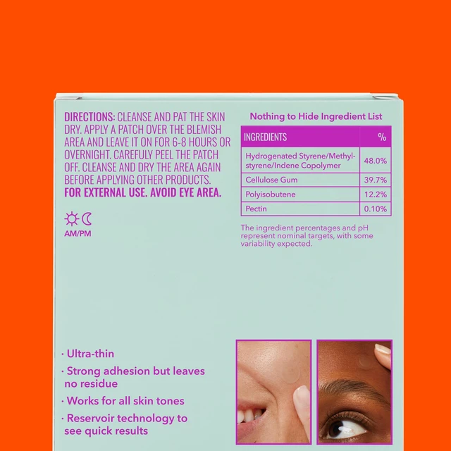 Alt view image 6 of 6 - Good Molecules Pimple Patches, Hydrocolloid Patches for Face, 60 Count