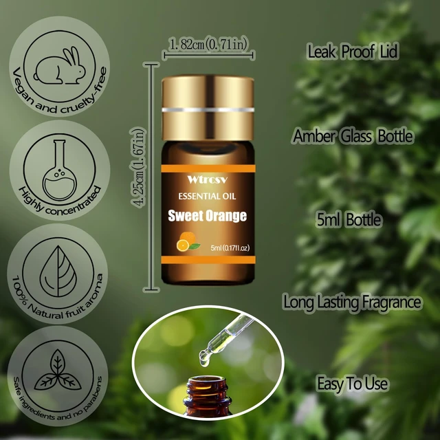 Alt view image 2 of 5 - Essential Oils Set - Top 15 Scents for Diffuser, Humidifier, Skin Care, Aromatherapy, Massage, Candle & Soap Making - Fragrance Gift Set (5ml)