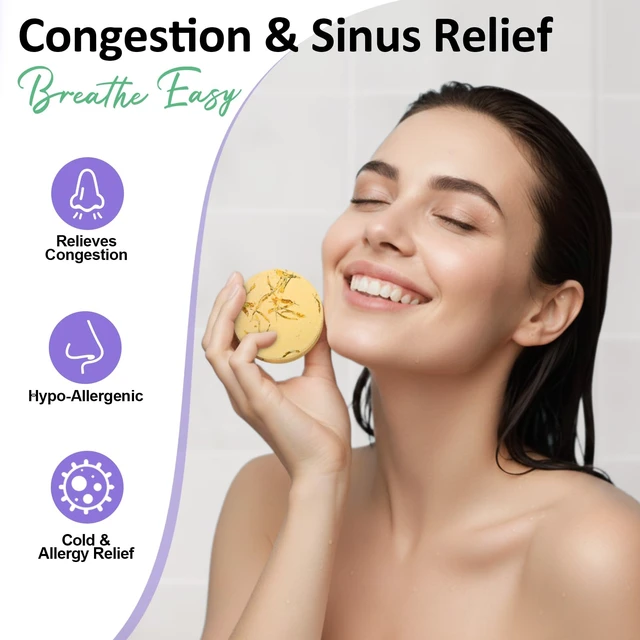 Alt view image 4 of 7 - Shower Steamers Aromatherapy Birthday Gifts for Women - 8 Pack Shower Bombs with Natural Essential Oils, Self Care Relaxation Home Spa, Basket Stuffers White Elephant Gifts for Women Mom Wife Teens