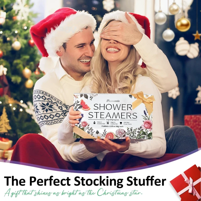 Alt view image 5 of 7 - Shower Steamers Aromatherapy Birthday Gifts for Women - 8 Pack Shower Bombs with Natural Essential Oils, Self Care Relaxation Home Spa, Basket Stuffers White Elephant Gifts for Women Mom Wife Teens