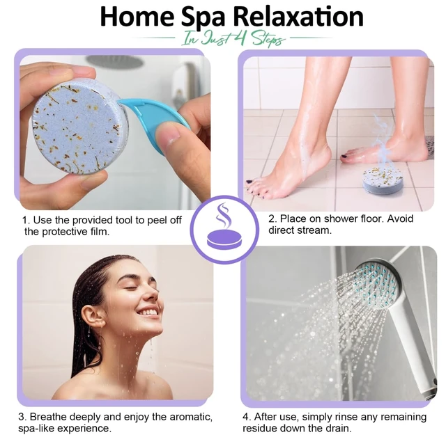 Alt view image 7 of 7 - Shower Steamers Aromatherapy Birthday Gifts for Women - 8 Pack Shower Bombs with Natural Essential Oils, Self Care Relaxation Home Spa, Basket Stuffers White Elephant Gifts for Women Mom Wife Teens