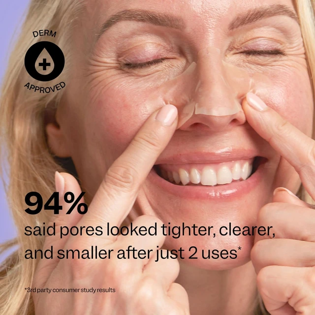 Alt view image 5 of 7 - Peach Slices - Nose Pore Patches (7 ct) - Overnight Blackhead Remover - Pore Strips - Absorbs Gunk - Thin, Flexible & Painless - Hydrocolloid Patches - Vegan & Cruelty Free - Korean Skin Care & Beauty