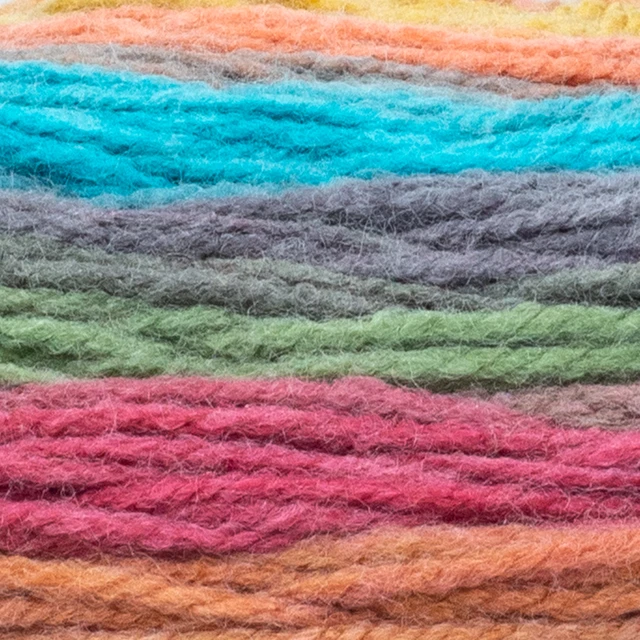 Alt view image 2 of 6 - Lion Brand Yarn Mandala Groot Self-Striping Light Acrylic Multi-color Yarn