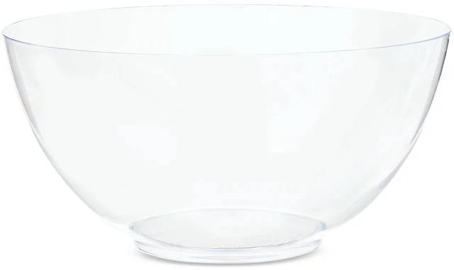 Main image of Way To Celebrate Plastic Punch Bowl, Clear, 314 fl oz, 13.2 x 6.5 in