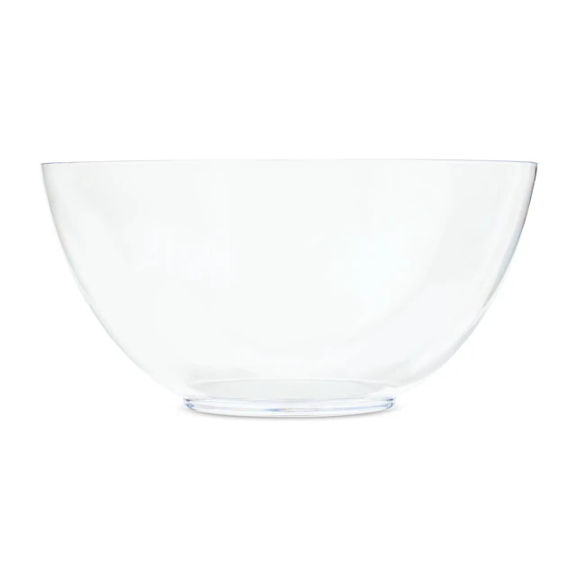 Alt view image 3 of 4 - Way To Celebrate Plastic Punch Bowl, Clear, 314 fl oz, 13.2 x 6.5 in