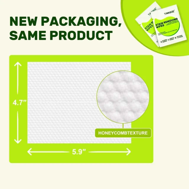 Alt view image 2 of 6 - 26 Pack Stain Remover Wipes for Clothes and Fabric