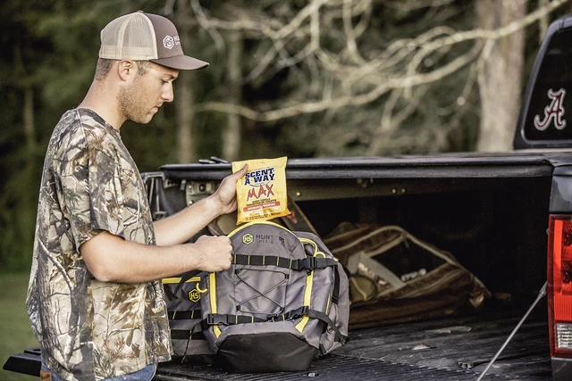 Alt view image 2 of 2 - Hunters Specialties Scent-A-Way MAX Odorless Wash Towels 12 Pack 10"x12" Body Wipes