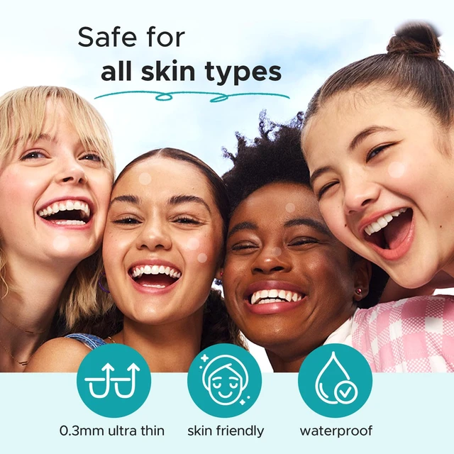 Alt view image 5 of 7 - TKTK Pimple Patch for Face, Hydrocolloid Acne Absorbing Dots, 4 Sizes 140CT