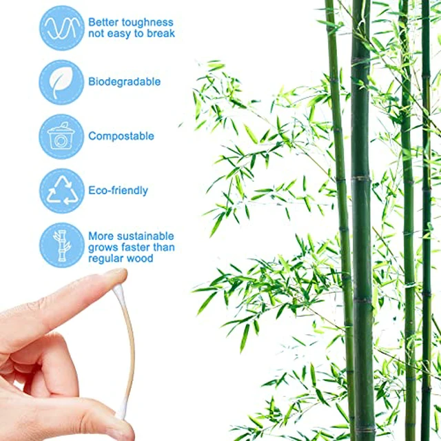 Alt view image 6 of 7 - 300 Pcs Cotton Swabs Set For Pet Owners, 100 Pcs 6 Inch Long Cotton Swabs & 200 Pcs Cotton Swabs, Pet Supplies For Dogs Cats, Eyes Ears & Nose Cleaning Solution