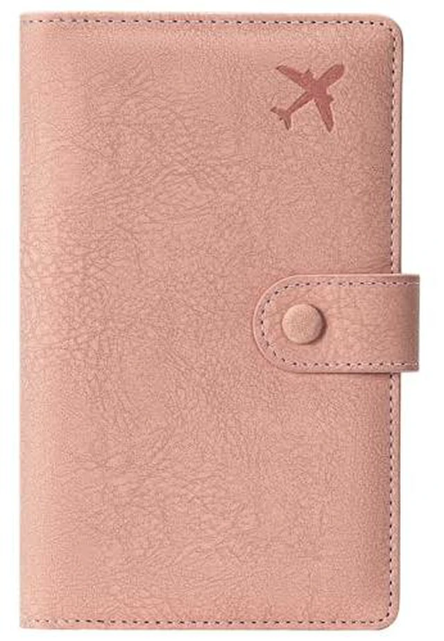 Alt view image 6 of 7 - Leather RFID Blocking Passport Holder Travel Wallet, Passport Cover/Travel Wallet for Women/Men with