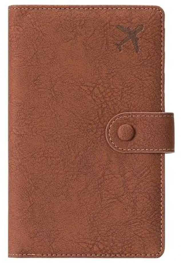 Alt view image 5 of 7 - Leather RFID Blocking Passport Holder Travel Wallet, Passport Cover/Travel Wallet for Women/Men with