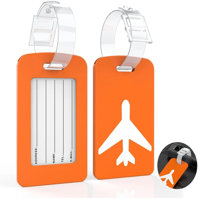 Main image of 2 Pack Silicone Luggage TagLuggage Tags for Suitcases