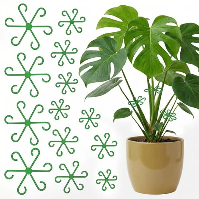 Alt view image 2 of 3 - 16PCS Plant Stem Support Clips for Indoor Climbing Houseplants