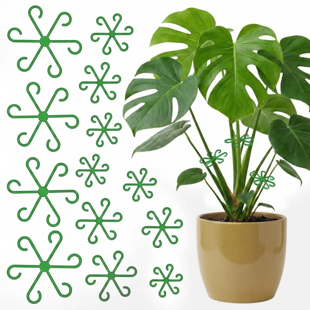 Main image of 16PCS Plant Stem Support Clips for Indoor Climbing Houseplants